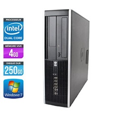 Unité centrale Elite 8300 SFF - Noir - Intel Pentium G870 / 3.10 GHz - RAM 4 Go - HDD 250 Go - DVD - Gigabit Ethernet - Windows 7 Professionnel