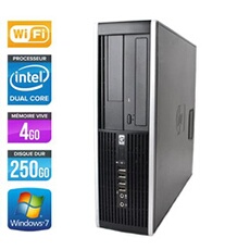 Unité centrale Elite 8300 SFF - Noir - Intel Pentium G870 / 3.10 GHz - RAM 4 Go - HDD 250 Go - DVD - Gigabit Ethernet - Wifi - Windows 7