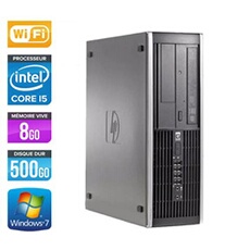 Unité centrale Elite 8300 SFF - Noir - Intel Core i5-3470 / 3.20 GHz - RAM 8 Go - HDD 500 Go - DVDRW - Gigabit Ethernet - Wifi - Windows 7