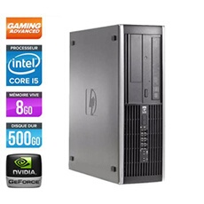 Unité centrale Elite 8300 SFF - Noir - Intel Core i5-3470 / 3.20 GHz - RAM 8 Go - HDD 500 Go - DVDRW - NVIDIA GeForce GTX 750 Ti - GigaBit Ethernet -