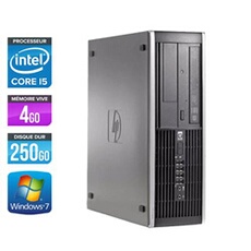 Unité centrale Elite 8200 SFF - Noir - Intel Core i5-2400 / 3.10 GHz - RAM 4 Go - HDD 250 Go - DVD - Gigabit Ethernet - Windows 7 Professionnel