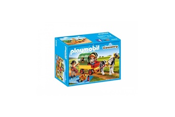 Playmobil PLAYMOBIL 6948 Playmobil Enfants avec chariot et poney