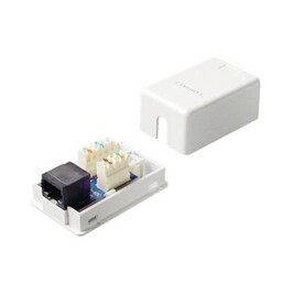 Connecteur Conecticplus KOMELEC Boitier mural rj45 1 port cat5e | Darty