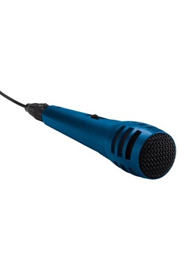 Komelec Micro KOMELEC FRANCE Microphone Dynamique Bleu Câble Jack 6.35