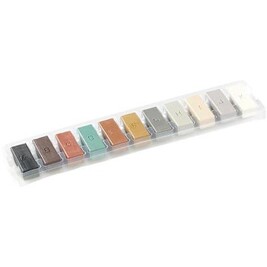 CHROMACRAFT Kit 3 Cires De Polissage Métaux - Blanc Vert Marron - Composé Coupe Et Polissage Multifonction