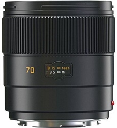 Objectif Hybride Summarit S 70mm f/2,5 ASPH Noir