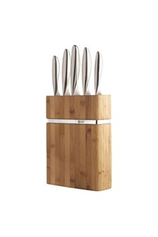 couteau richardson sheffield - forme - bloc bamboo 5 couteaux de cuisine