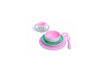 Autre accessoire repas bébé Warner Games Suavinex set repas hello fox pink