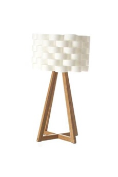 lampe de lecture generique lampe à poser en bambou - dim : h. 55,5 x d. 30 cm -pegane-