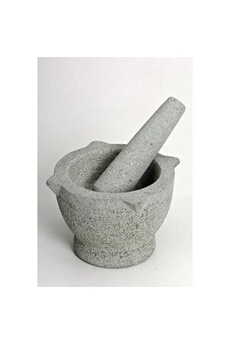 ustensile de cuisine generique mortier + pilon en pierre 40478