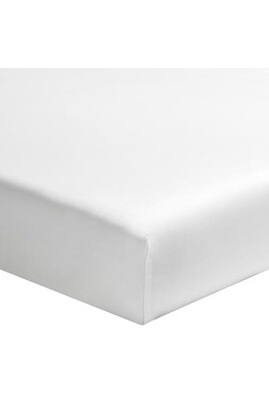 Drap housse Essix - Percale coton Drap Housse Blanc - 120 x 200 cm