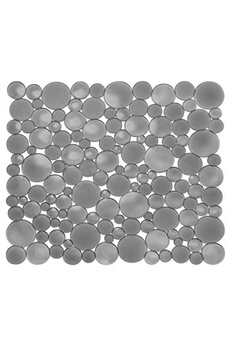 ustensile de cuisine generique interdesign 09251eu bubbli tapis d'évier normal graphite