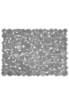 interdesign 09253eu bubbli tapis d'évier grand graphite