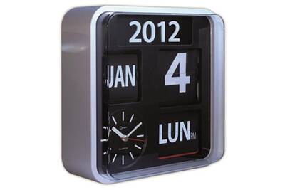 Horloges Orium Horloge Calendrier Flip Flap Darty