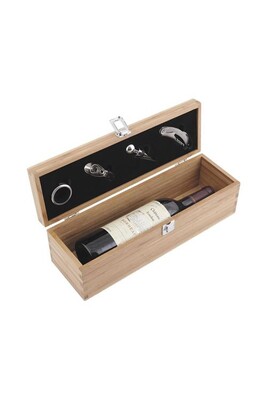 Accessoire cave à vin AUBRY GASPARD - Coffret pour bouteille de vin avec accessoires