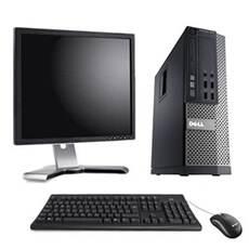 Optiplex 7010 Format SFF 2.8Ghz - 4 Go - 320 Go avec Ecran 19 pouces