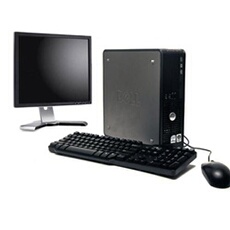 Optiplex GX745 Format SFF 3,4Ghz - 2 Go - 80 Go avec Ecran 17 pouces