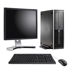 Compaq 8100 Elite Format SFF 3,07Ghz - 4 Go - 250 Go avec Ecran 19 pouces