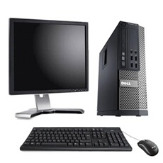 Optiplex 7010 Format SFF 3,3Ghz - 4 Go - 500 Go avec Ecran 22 pouces
