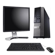 Optiplex 3010 Format SFF 2.9Ghz - 4 Go - 500 Go avec Ecran 17 pouces