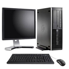 Compaq 6200 Pro i3-2100 - 4 Go - 250 Go avec Ecran 19 pouces