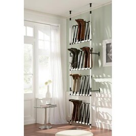 Support Mural Pour Bottes Lot De 2 - Porte-Bottes Garage 4 Paires, Rangement Entrée Noir Métal Robuste