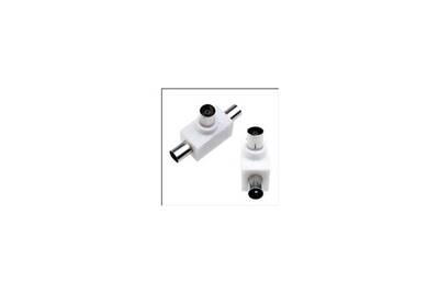 Accessoire antenne Hdsat 2 x adaptateur plug tv coaxial en t 9,5mm tv tnt  satellite cable | Darty