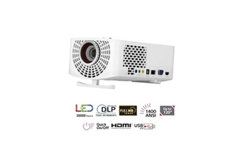Vidéoprojecteur Lg LG PF1500G - Vidéoprojecteur LED DLP - Résolution Full HD - Blanc