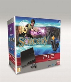 Console rétrogaming Sony Console PS3 Slim 320 Go + Pack découverte PS Move + manette de détection de mouvements PS Move + Sorcery - Console PlayStation 3 Sony