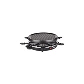 Appareil à Raclette Princess Pure 8 - 8 Personnes, Bambou, Plaques Réversibles 1300W