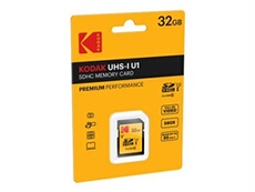 - Carte mémoire flash - 32 Go - UHS-I U1 / Class10 - 580x - SDHC UHS-I