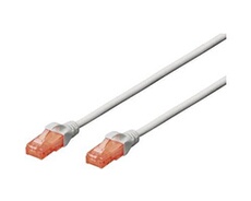 Professional - Cordon de raccordement - RJ-45 (M) pour RJ-45 (M) - 25 m - UTP - CAT 6 - IEEE 802.3 - sans halogène, moulé, sans crochet - gris