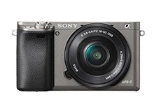 Appareil photo compact Sony a6000 ILCE-6000L - Appareil photo numérique - sans miroir - 24.3 MP - APS-C - 1080p / 60 pi/s - 3x zoom optique object Power Zoom de 16-50 mm -