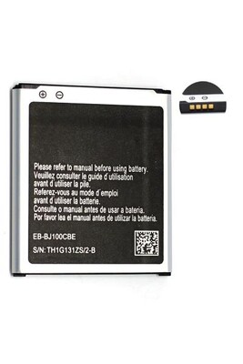 Samsung Batterie d Origine EB-BJ100CBE Pour Galaxy J1 (1850mAh)