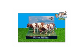 Autres jeux de construction Van Manen Van Manen 571877 Kids Globe By Toys World - Lot de deux vaches debout