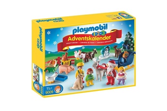 Playmobil PLAYMOBIL PLAYMOBIL 9009 Christmas - Calendrier de l'Avent 1.2.3 Noël à la ferme