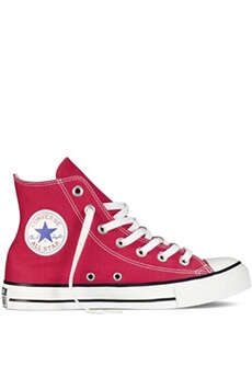 chaussures de basketball converse sneakers all star hi rouge pour unisex 36