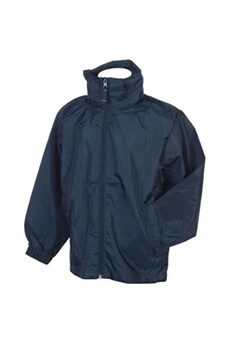 veste sportswear kariban vestes blousons coupe pluie brest jr navy bleu marine / bleu nuit taille : 12 ans