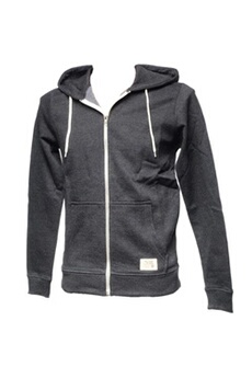 sweat-shirt sportswear blend vestes sweats zippés capuche riom charcoal fz cap sw gris taille : s réf : 51460