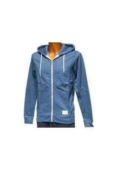 sweat-shirt sportswear blend vestes sweats zippés capuche riom ensign blue fzcap sw bleu taille : l réf : 51459
