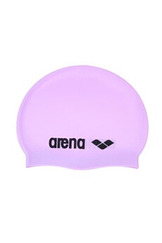 bonnet et cagoule de sports nautiques arena bonnet de bain classic silicone tr parme violet lilas parme taille : uni