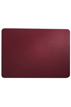 set de table asa - set de table aspect cuir - rouge -