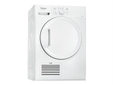 DDLX 80113 - Sèche-linge - largeur : 59.6 cm - profondeur : 65.9 cm - hauteur : 85.5 cm - chargement frontal - blanc