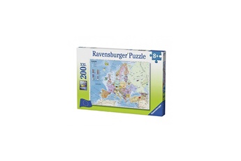 Puzzle Ravensburger Puzzle XXL 200p Carte Europe