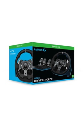 Volant gaming Logitech Pack Volant et Pédales G920 Driving Force pour PC et Xbox  One