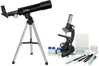 Jeux ludo éducatifs National Geographic Set télescope et microscope
