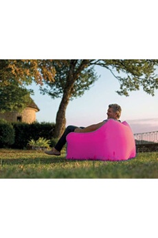 fauteuil de salon jardideco fauteuil gonflable windbag mini fuchsia