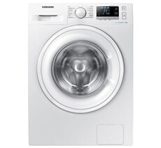 WW70J5556DW - Machine à laver - largeur : 60 cm - profondeur : 62.3 cm - hauteur : 85 cm - chargement frontal - 7 kg - 1400 tours/min - blanc