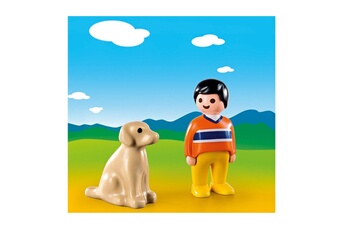 Playmobil PLAYMOBIL PLAYMOBIL 9256 1.2.3 - Garçon avec chien