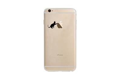 coque iphone 6 noir silicone apple